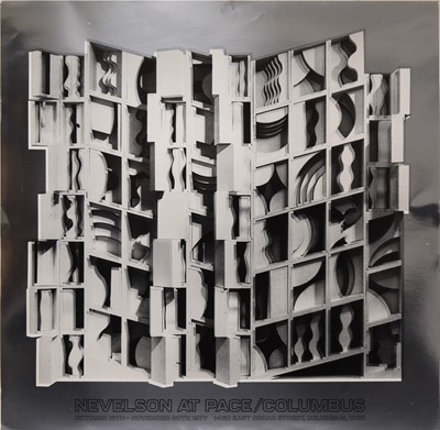Lot 6 - Louise Nevelson (Russian-American 1899-1988) Poster for Nevelson at Pace