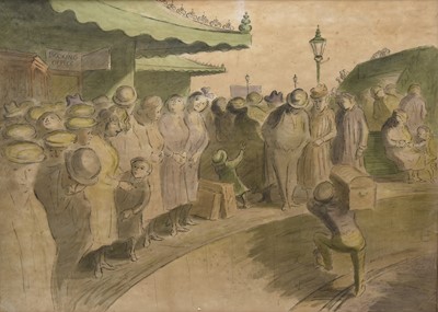 Lot 74 - Edward Ardizzone CBE RA (British 1900-1979) The Booking Office