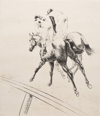 Lot 39 - René Bouet-Willaumez (French 1900-1979), Après la course
