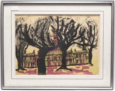 Lot 29 - Follower of John Piper (1903-1992) Villas and Trees