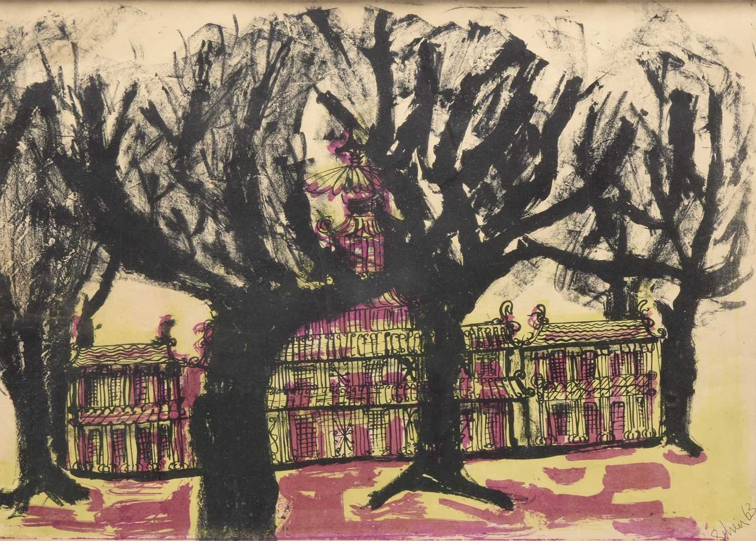 Lot 29 - Follower of John Piper (1903-1992) Villas and Trees