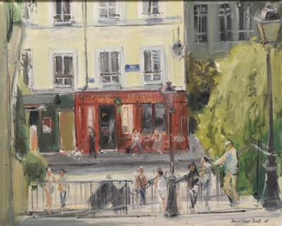 Lot 178 - David Lloyd Smith (British b.1944 ) Busy Street scene
