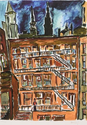 Lot 9 - Bob Dylan (American b.1941) Cityscape