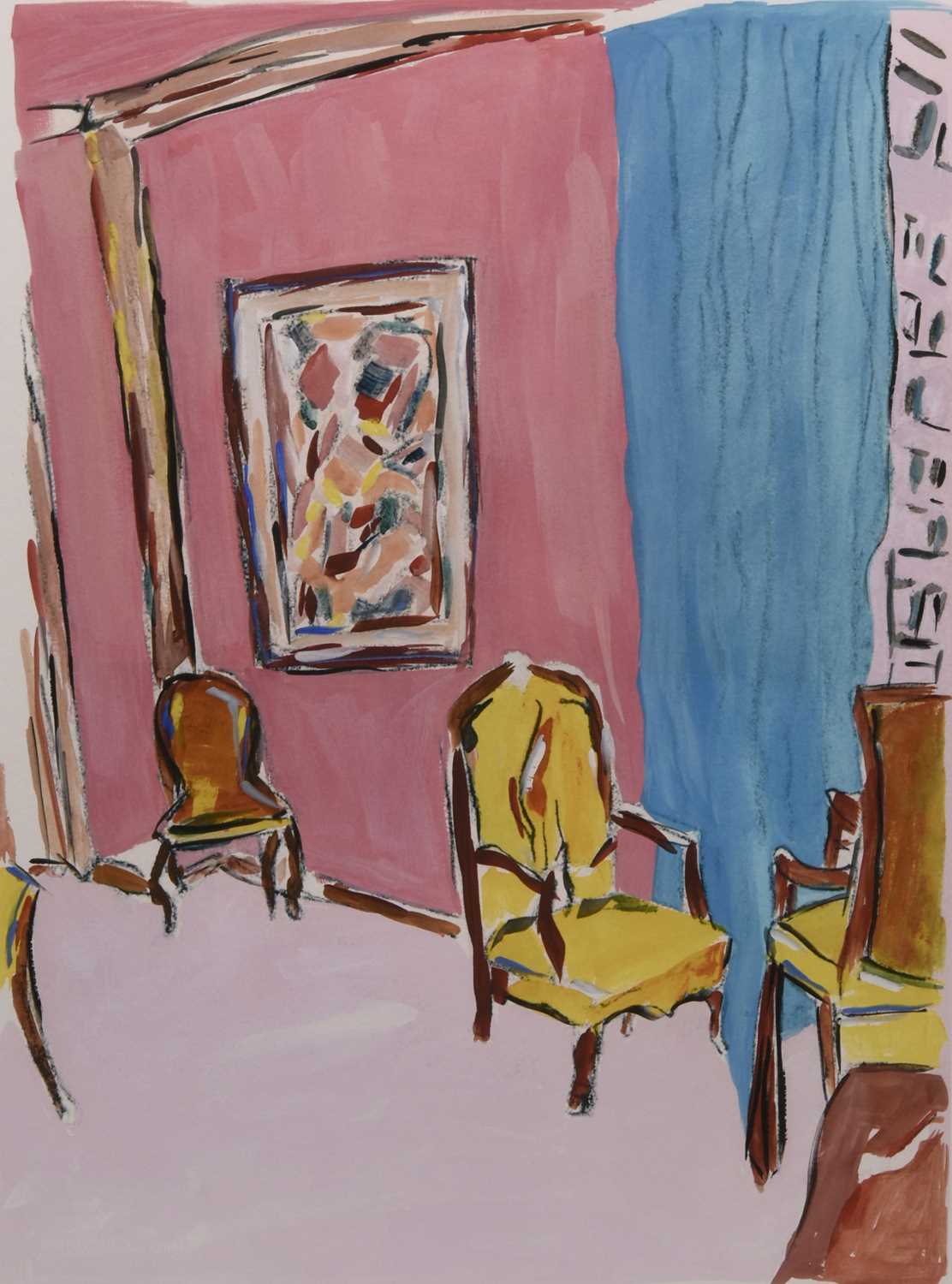 Lot 26 - Bob Dylan (American b.1941) Three Chairs