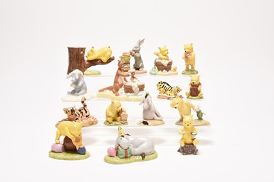Lot 402 - A collection of Royal Doulton Winnie the Pooh Collection figures