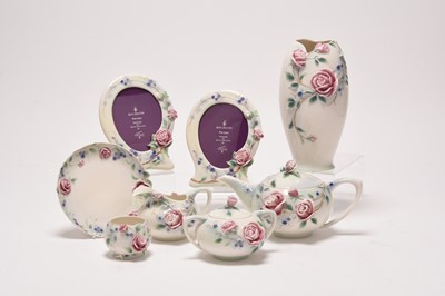 Lot 351 - A group of Royal Doulton Franz 'Pink Rose'