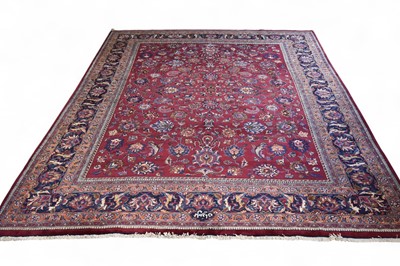 Lot 127 - A Meshed carpet, North East Persia, signed