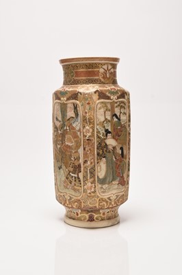 Lot 270 - A Japanese Satsuma vase, Meiji era