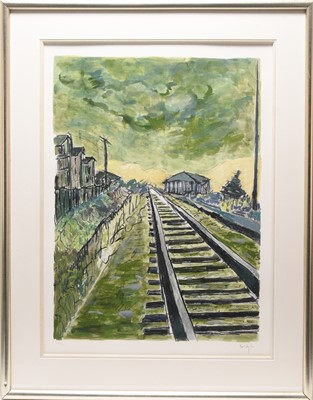 Lot 31 - Bob Dylan (American b.1941) Train Tracks (Green)
