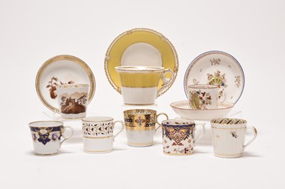 Lot 412 - Assorted English coffee wares, early 19th century