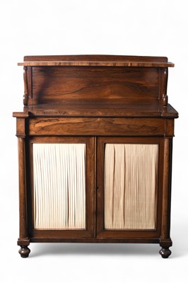 Lot 3 - A 19th century rosewood chiffonier
