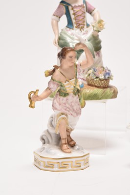 Lot 300 - Six Royal Crown Derby figures including 'Summer' and 'Winter'