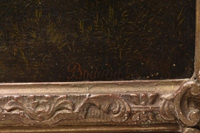 Lot 33 - Edwin Henry Boddington (c.1836-1905) Fishing at a Pool in Late Afternoon Sun