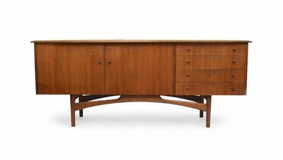 Lot 128 - A mid-20th century Danish style teak sideboard