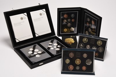 Lot 214 - Eighteen cases of UK Royal Mint commemorative coinage