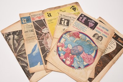 Lot 4 - Counterculture: A group of 1960's International Times aka IT newspapers (qty)
