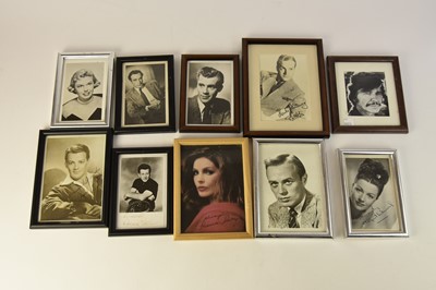 Lot 139 - HOLLYWOOD FILM STARS signatures from the 1950s