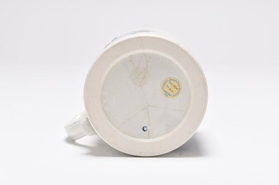 Lot 18 - A large and rare Caughley 'Natural Sprays' grace or toasting mug, circa 1775-80