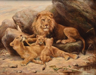 Lot 14 - Fred Thomas Smith (19th Century) A Happy Family