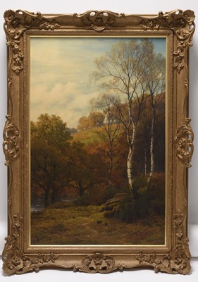 Lot 32 - Henry Cheadle (1852-1910) Beside the Severn