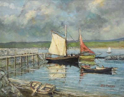 Lot 303 - Moi Parry (Welsh Contemporary) Sailing Boats, Cemaes Bay, Anglesey