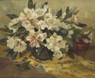 Lot 331 - Millicent Ayrton (British 1913-2000) Still Life with a Bouquet of Flowers in a Vase