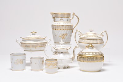 Lot 47 - Early 19th century English porcelain including Chamberlain's, Coalport and others