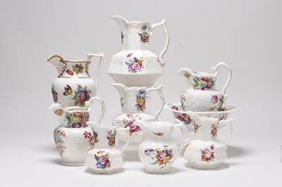 Lot 48 - A collection of early 19th century porcelain including Coalport and H&R Daniel