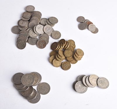 Lot 271 - A large collection of UK silver and cupro-nickel coinage