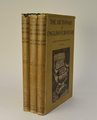 Lot 34 - MACQUOID, Percy and EDWARDS, Ralph, The Dictionary of English Furniture, 3 Vols