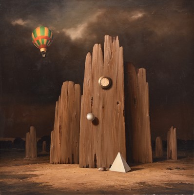 Lot 34 - Borys Michalik (Polish, 1969-2018) Surreal landscape