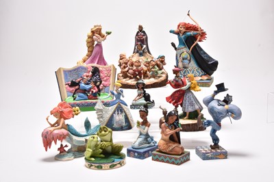 Lot 154 - Disney Traditions figurines, Showcase Collection - Disney princesses related (12)