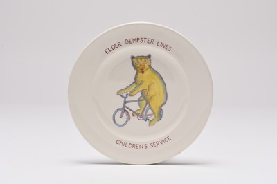 Lot 99 - Maritime/Shipping Interest - Elder Dempster Lines Children's Service plate