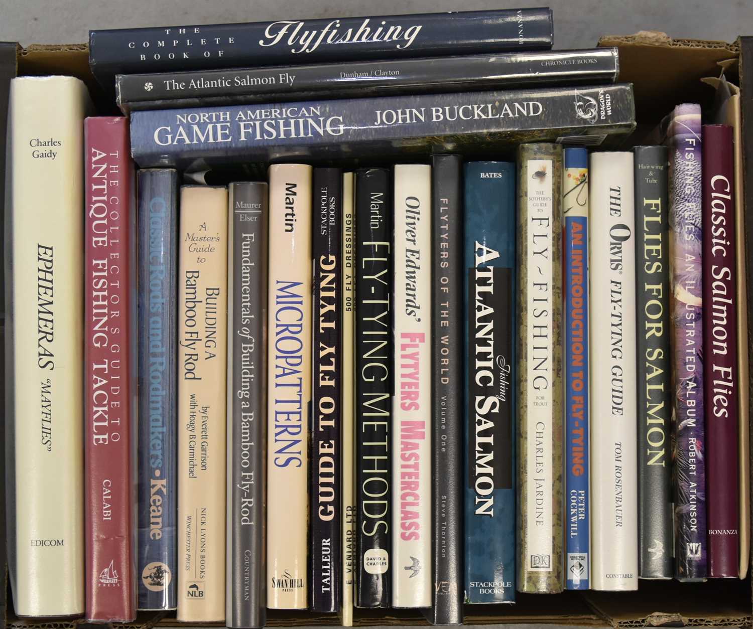 Lot 10 - GAIDY, Charles, Ephemeras, Mayflies, Naturals and Artificials. Folio, New York, 1986