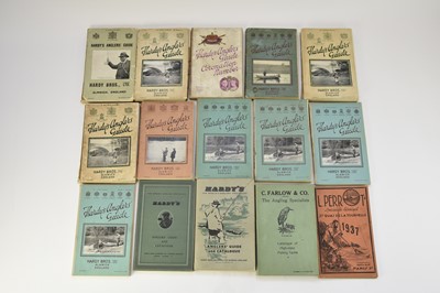Lot 18 - HARDY'S ANGLERS' GUIDE, 48th edition 1926. with other issues of Hardy's Guide.