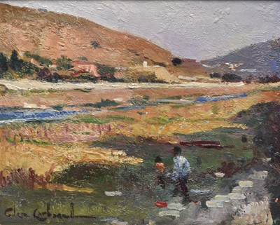 Lot 302 - Rosendo Gonzalez Carbonell (Spanish 1910-1984) Moncada Landscape