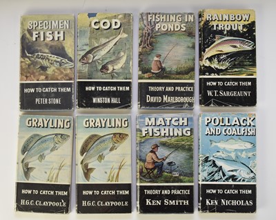 Lot 22 - HOW TO CATCH THEM SERIES. 42 volumes in a purpose-made wooden bookcase.