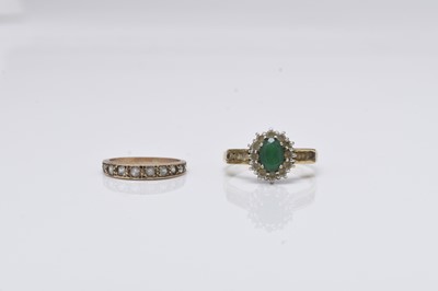 Lot 238 - Two stone set rings