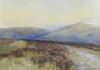 Lot 102 - William J Pollard (c.1880-c.1940) A Dartmoor Landscape