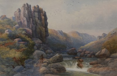 Lot 83 - James Elliott (19th Century) North Wales Landscape