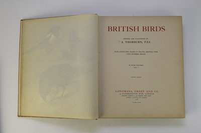 Lot 115 - THORBURN, Archibald, British Birds, Vols 1 & 3