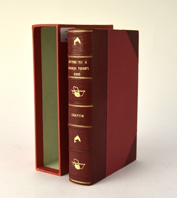 Lot 110 - CHAYTOR, AH, Letters to a Salmon Fisher's Sons. 1st edn 1910.