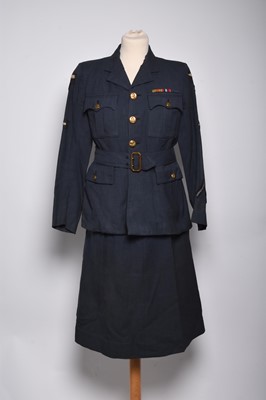 Lot 227 - WW2 RAF Women's Auxiliary jacket dated 1943 with a skirt