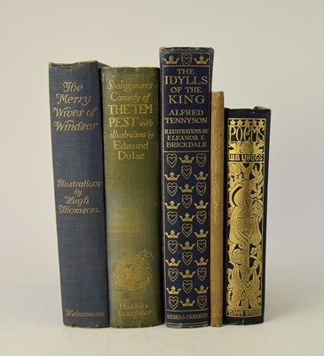 Lot 164 - ILLUSTRATED BOOKS. The Merry Wives of Windsor illustrated by Hugh Thomson, 4to, 1st edn 1910.