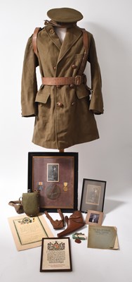 Lot 213 - WW1 RAMC Casualty Group to Lieutenant J.A.S. Burges, with Medals, Uniform, and Personal Effects