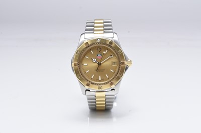 Lot 357 - Tag Heuer: A gentleman's bi-metal 2000 sports watch