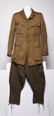 Lot 217 - WW1 uniform worn by 2nd Lt. A. Simon, North Staffordshire Regiment