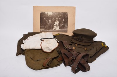 Lot 218 - WW1 uniform as worn by 2nd Lt. A Simon, 1st/5th North Staffordshire Regiment