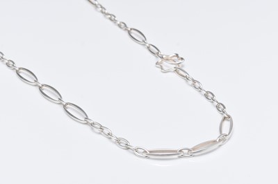 Lot 327 - A Mont Blanc silver necklace