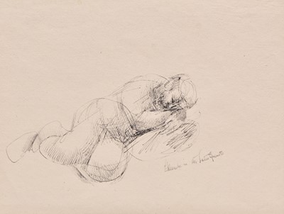 Lot 65 - Attributed to Frank Joseph Archer (1912-1995) Exhaustion in the Latin Quarter